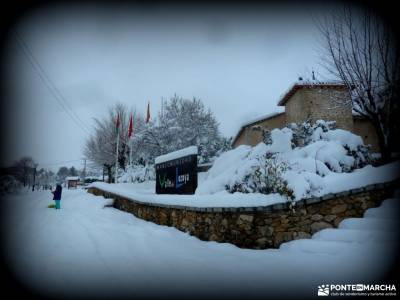 nieve, invierno, cañada; cañada real leonesa las hurdes palencia cuenca senderismo